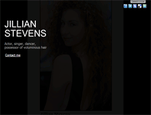 Tablet Screenshot of jillianstevens.com